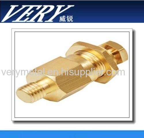brass/copper/Bronze machined fittings with threaded anti rust oil