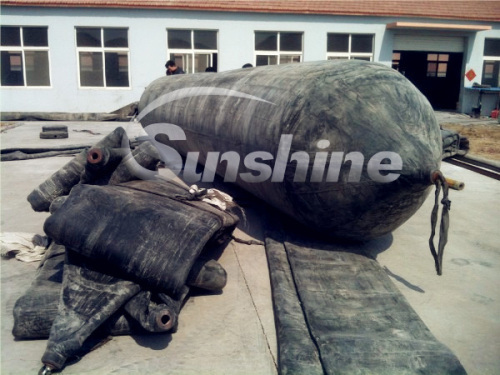 ship launching and undocking rubber airbag