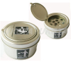 Round Tin Ashtray Windproof Ashtray