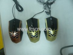 fashionable wired 5d usb optical mouse