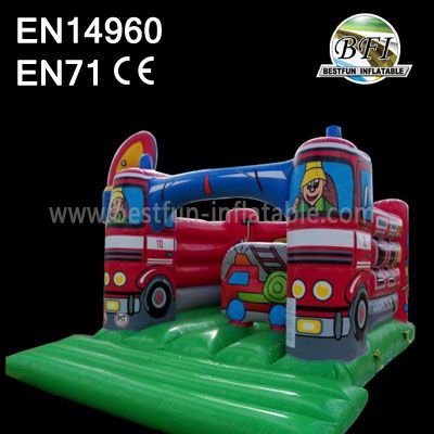 Fire Truck Bounce Jump Inflatable