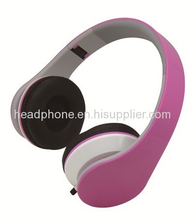 colorful foldable headphone stn- 2280 with hands free talk on the detachable cord