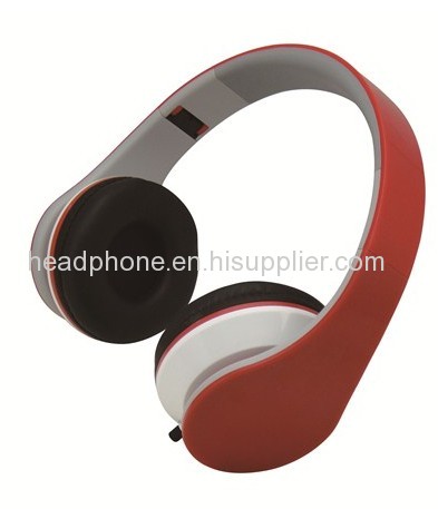 colorful foldable headphone stn- 2280 with hands free talk on the detachable cord