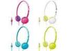 Super Bass Plastic Wired Stereo Headphones , Noise Reduction Over Head Headphones