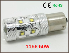 50W High Power 10x CREE SMD LED 1156 7506 BA15s Bayonet Base