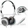 Portable Dj Style Wired Stereo Headset , Noise Reduction Stereo Headphones With Mic