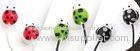 Kids fashion earphone with Seven-spotted ladybug shape