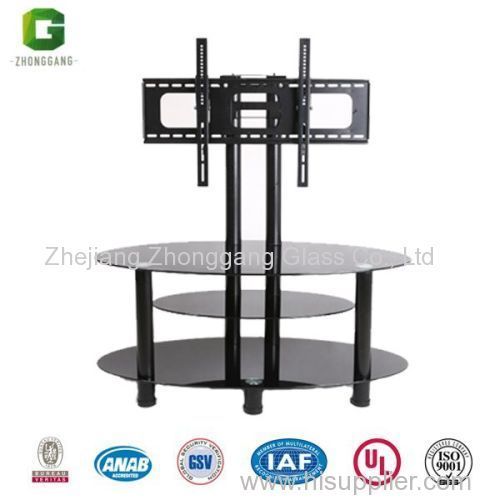 LCD TV Stand/Glass TV Stand/Plasma TV Stand/Tempered Silk Printed Glass TV Stand