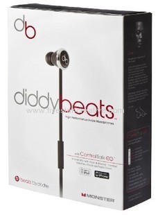 Beats by Dr Dre Diddybeats High Performance In-Ear Headphones with ControlTalk Black