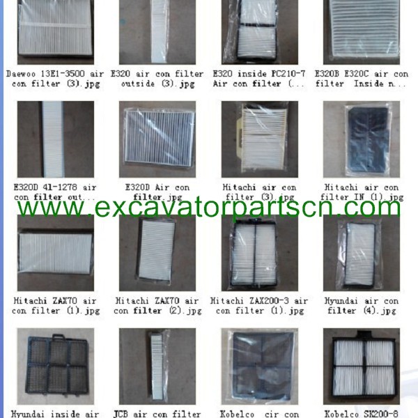 Air con filter for DH21*7.5*2.5