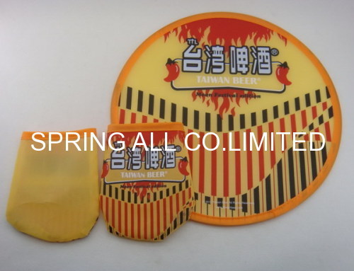 fabric foldable nylon frisbee