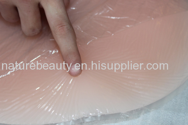 Full sizes available silicone crossdressing breast forms with teardrop shape