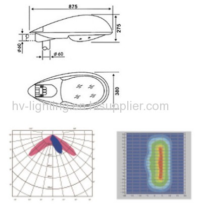 Street lighting SMD3528 DIP LED 100W 50W