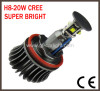 BMW H8 LED Marker 20W CREE High Power Angel Eyes