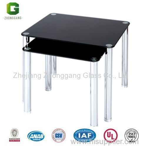 LCD Display Tempered Glass TV Table/Glass Living Room Rurniture/Glass Stool/Glass Stand
