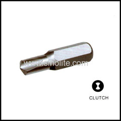 Slotted insert bit power bit