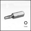 Slotted insert bit power bit