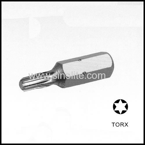 Slotted insert bit power bit