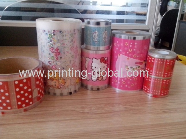 Hot stamping film for plastic bathroom sets