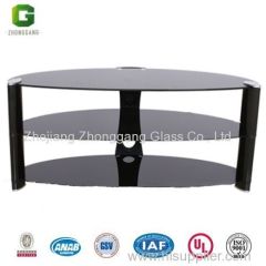 Tempered Glass TV Stand with High quality and low price/Cheapest Glass Table