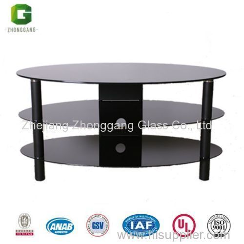 LCD Display Board Tempered Glass TV Table/Living Room Glass Furniture