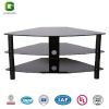 Universal Glass TV Table/Living Room Furniture LED TV Stand/Black Glass TV Table