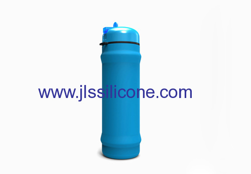 Popular use sports water bottles with flip straw 