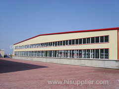 High-qualified steel structure workshop for HongqiaoWood industry factory/workshop