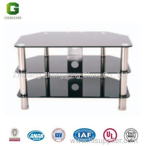 Digital Home Furniture/glass TV Table/Stainless Steel Stands Glass TV Table