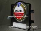 Amstel Slimline Vacuum Formed Sign Display In Bar Advertisement