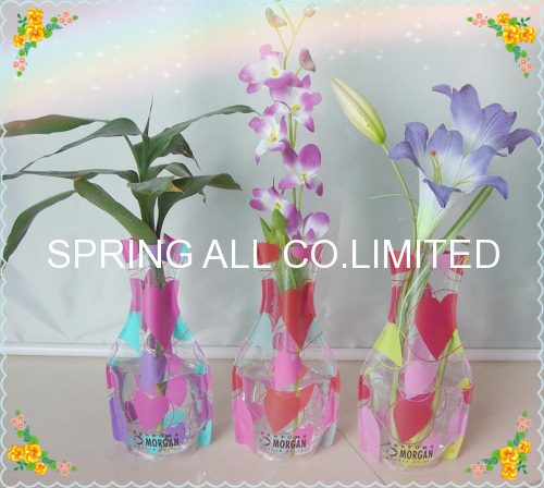 fashion pvc foldable vase