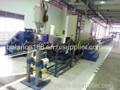 Optical cable sheathing line