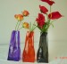 Foldable pvc vase , measure 29*10.5*7cm