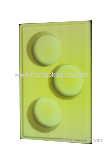 square plastic flocking tray