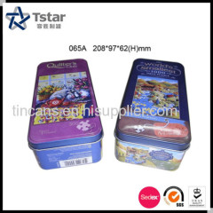 Rectangular Food Packing Tin Case