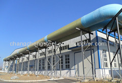 good steel structure building material workshop for Sewage treatment