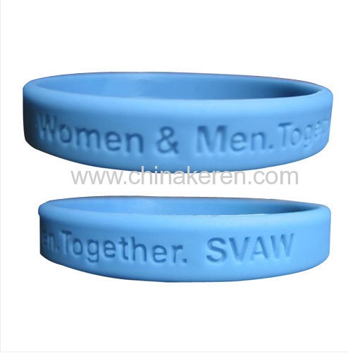 2012 Cute blue Customized Silicone Bracelets
