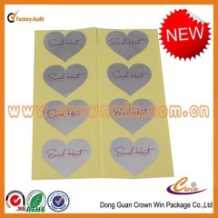 High quality printing paper sticker