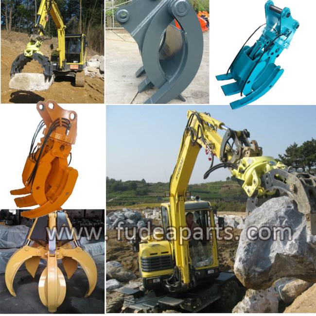 Kobelco hydraulic scrap grab