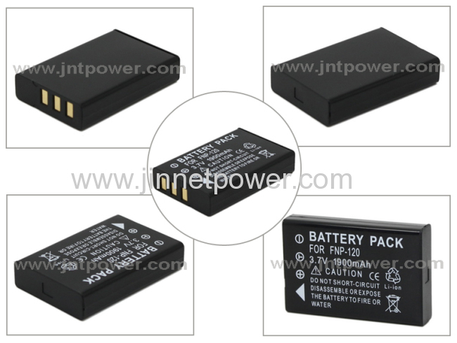 NP-120 Lithium-ion battery rechargeable ultra high capacity for digital camera Ricoh