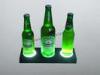 LED Acrylic Liquor Bottle Display Standing / Glorifier PS Injection Plastic Case