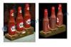 LED Bottle Glorifier Rack In 3 Level , Acrylic Liquor Bottle Display