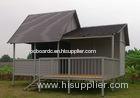 Prefab WPC Houses Decoration Engineered Flooring Panel / PVC Wood Composite