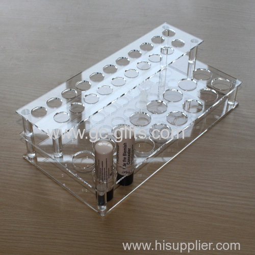 Clear 36 Makeup Lipstick Cosmetic Storage Display Stand Rack Holder