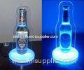 LED Acrylic Liquor Bottle Display / Bottle Glorifier Customized Laser Engraved Logo