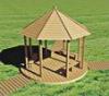 WPC Gazebo Flooring Board