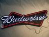 Black Acrylic LED Budweiser Neon Beer Signs Silk Printing Panel