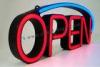 Indoor Led Open Neon Sign / Vacuum Formed Light Box / Neon Bar Signs OEM