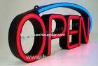 Indoor Led Open Neon Sign / Vacuum Formed Light Box / Neon Bar Signs OEM