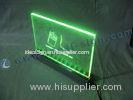 Laser Cut Acrylic Led Edge-Lit Sign Panels For Business Plastic Base